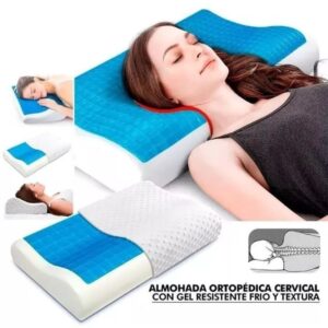 ALMOHADA ORTOPEDICA MEMORY PILLOW EN GEL