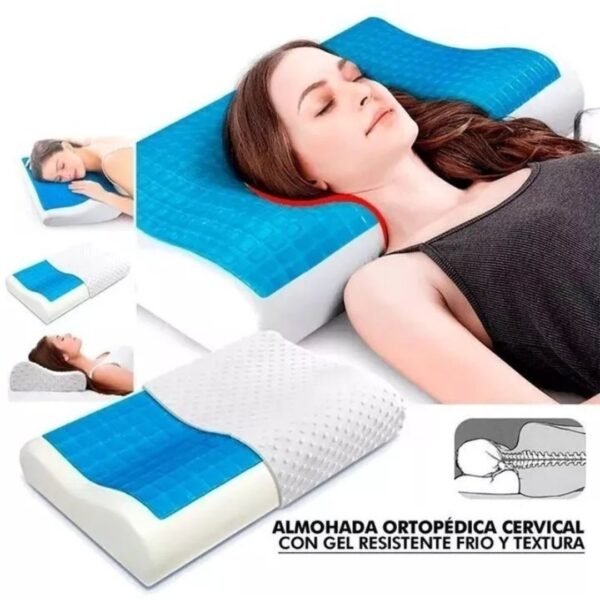 ALMOHADA ORTOPEDICA MEMORY PILLOW EN GEL